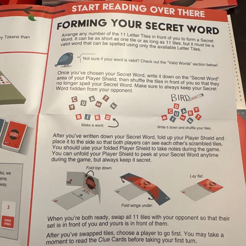 Exploding Kittens A Little Wordy Sneaky Two Player Tile Word Game Complete - Picture 11 of 11